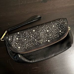 Fossil clutch/wristlet